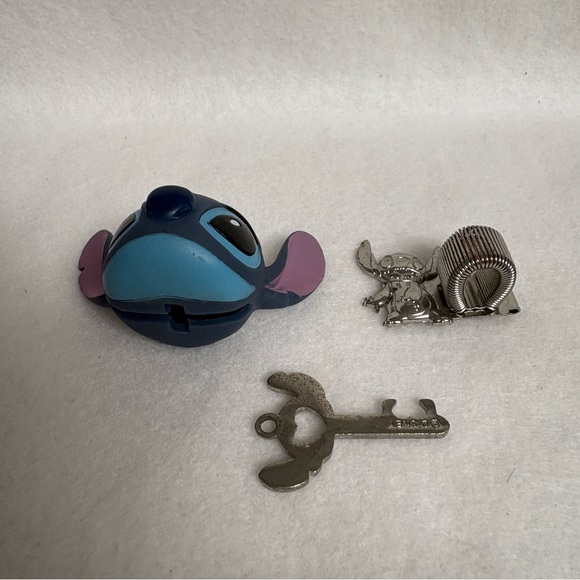 Set of 3 STITCH Pen Holder Key Plastic Key Cover Disney Japan - Picture 5 of 9